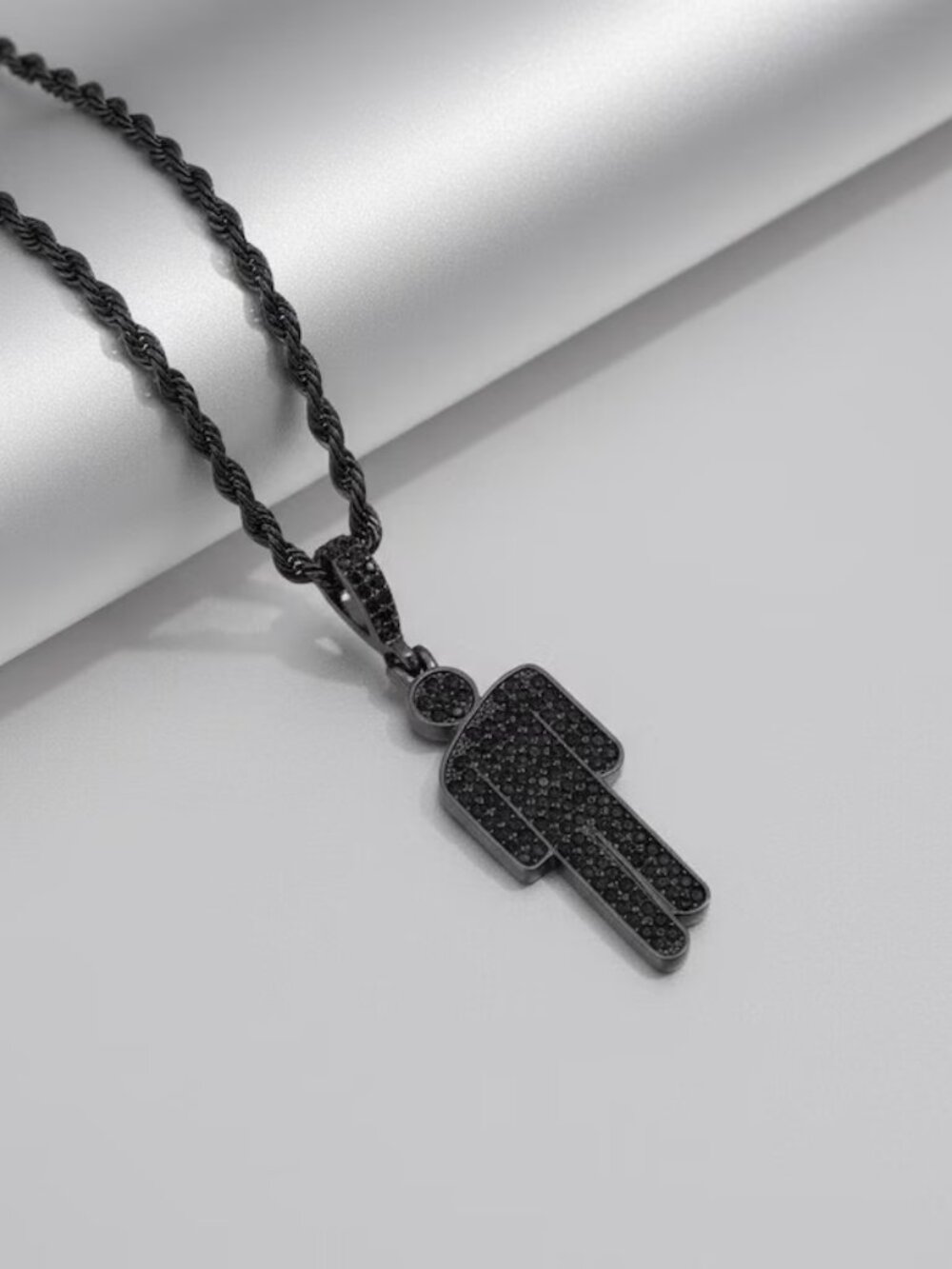 Black Blohsh Necklace - Billie Eilish Necklace - Y2K - Unisex - Music